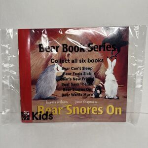 Bear Books Series Chick fil a‎ Bear Snores On Kids Meal Toy New in Package